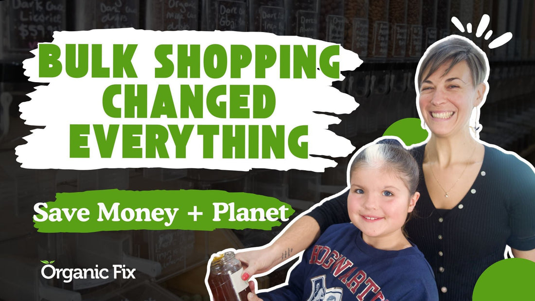 Alt text: Sustainable bulk food shopping with reusable jars at Organic Fix Eltham