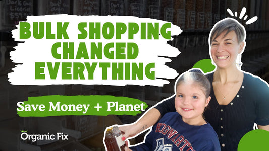 Alt text: Sustainable bulk food shopping with reusable jars at Organic Fix Eltham